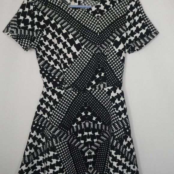 Freebird Houndstooth Multi Cutout Back Mini Dress - Picture 3 of 12